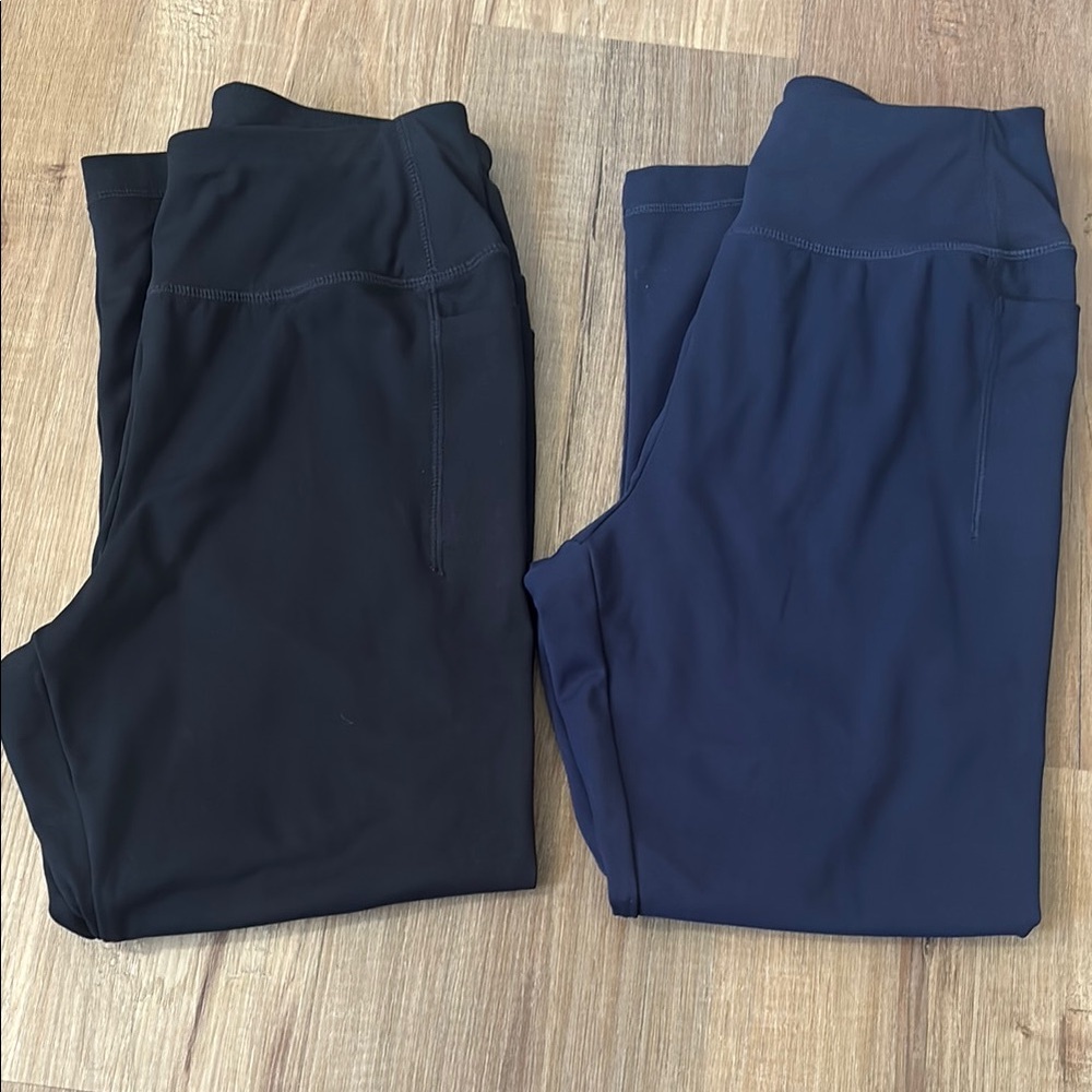 Talbots Black and Navy leggings